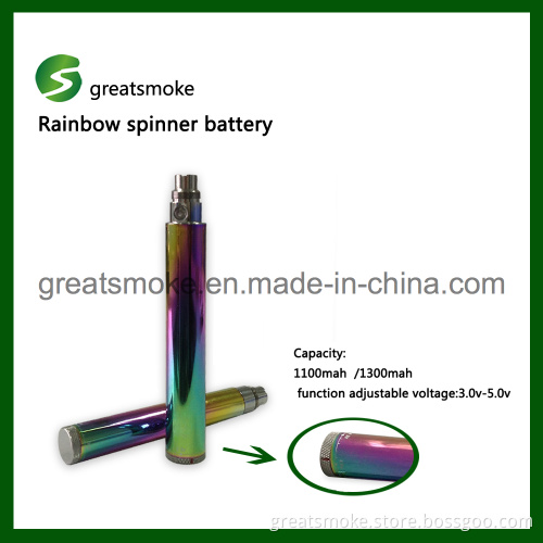 CE and RoHS Certificated EGO Spinner Battery for Electronic Cigarette